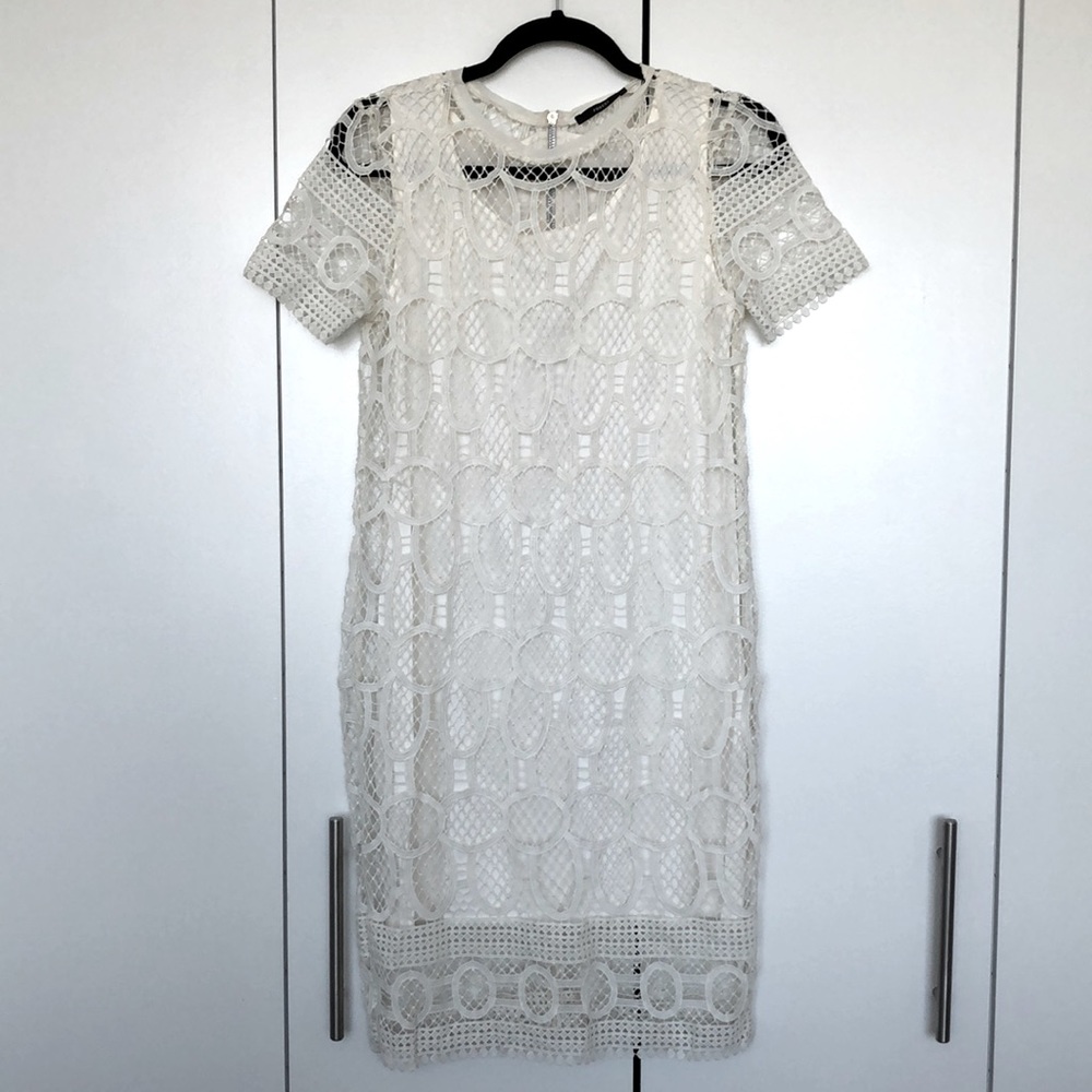 White Crochet Lace dress